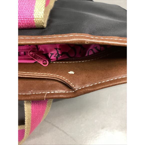 Vintage XOXO Pink Black Tote Bag - 18.5x14” - Picture 14 of 14